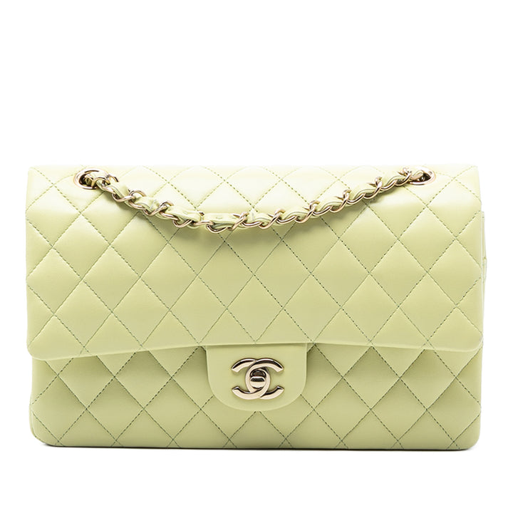 Chanel Medium Classic Cuir d’agneau Double rabat