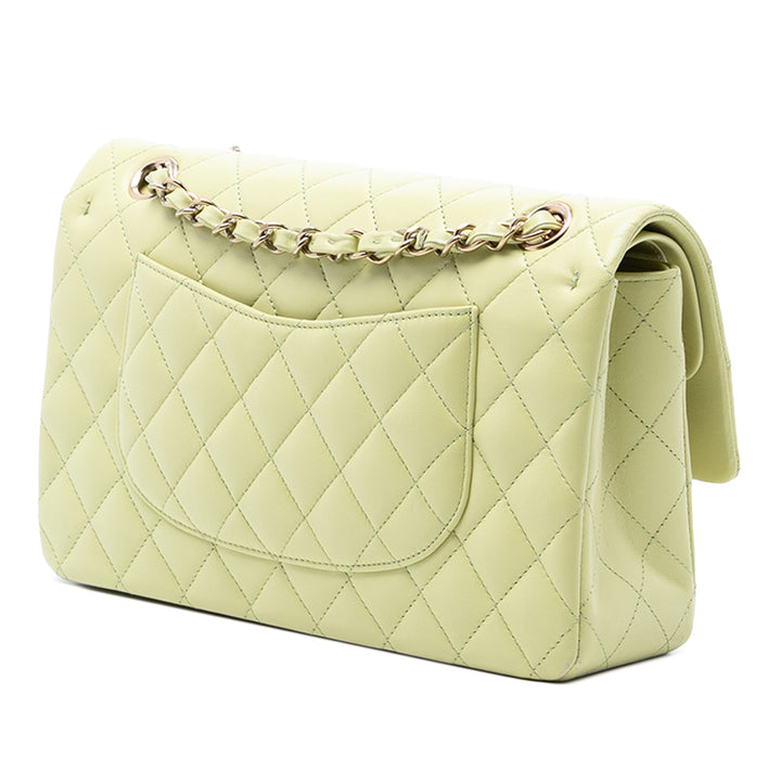 Chanel Medium Classic Cuir d’agneau Double rabat