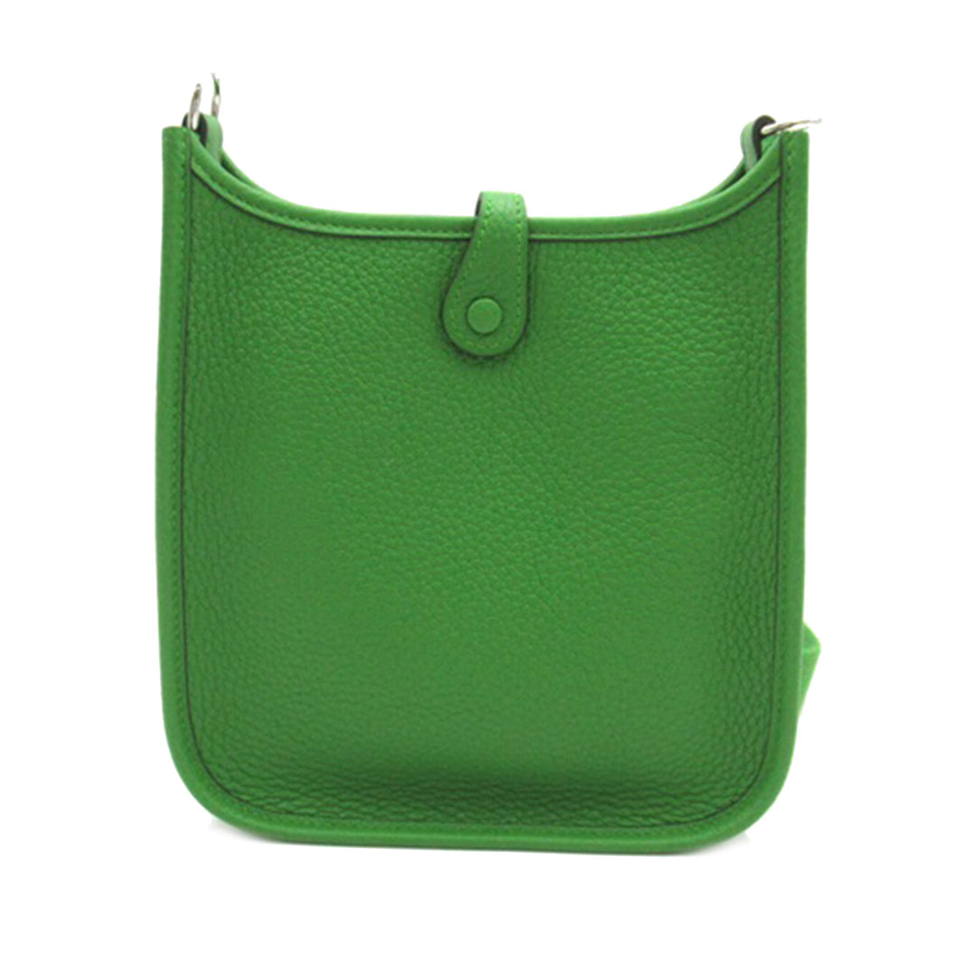 Hermès Taurillon Clemence Evelyne TPM Green - GABY PARIS