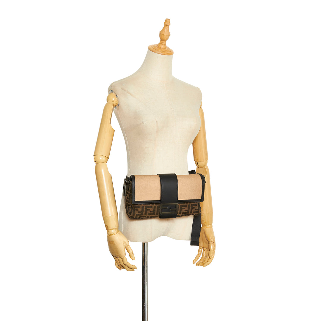 Zucca Convertible Belt Bag Brown - Gaby Paris