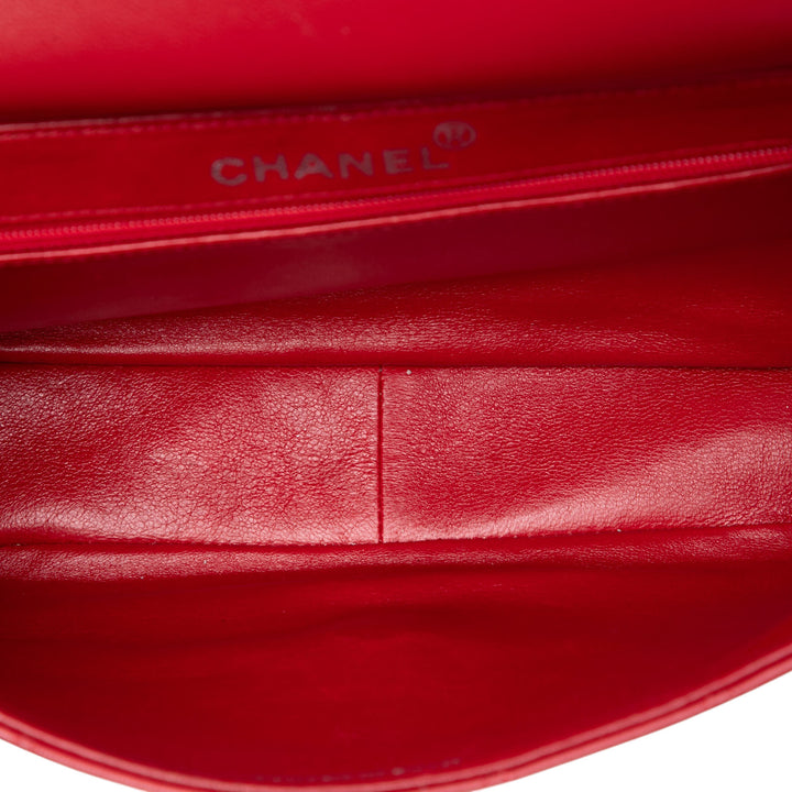 Chanel Matelassé sac à Moyen Cuir d'agneau Rouge – vue 4 – GABY PARIS