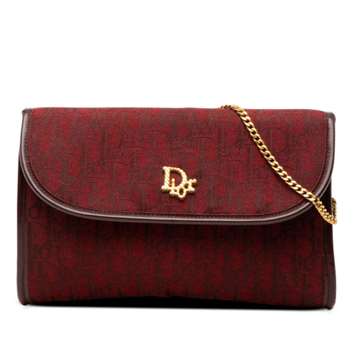 Dior Diorissimo Sac bandoulière Trotter en toile avec chaîne