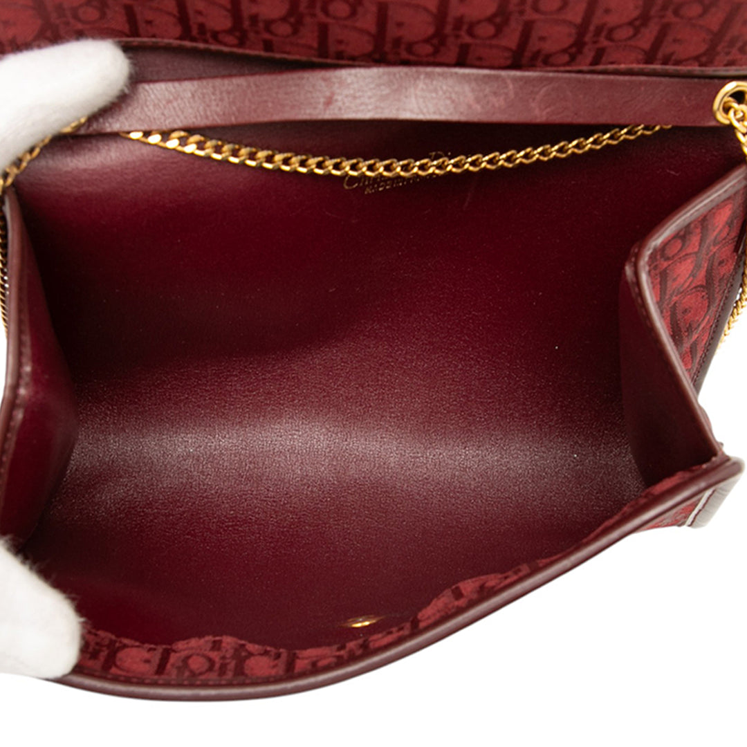 Dior Diorissimo Sac bandoulière Trotter en toile avec chaîne