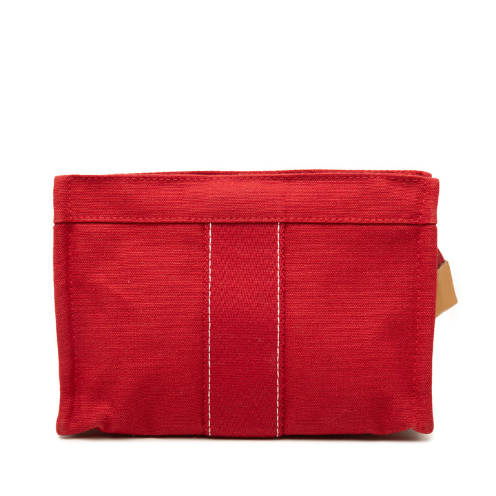 Hermès Deauville Pochette Rouge – vue principale – GABY PARIS