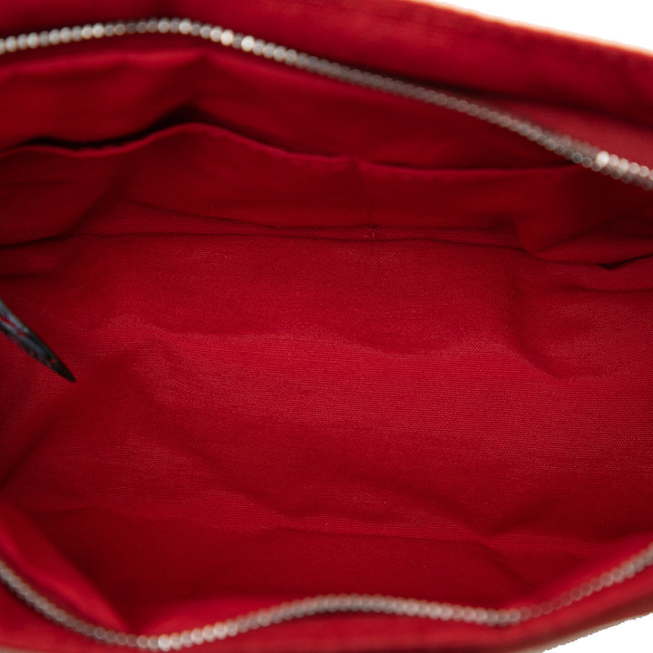 Hermès Deauville Pochette Rouge – vue 4 – GABY PARIS