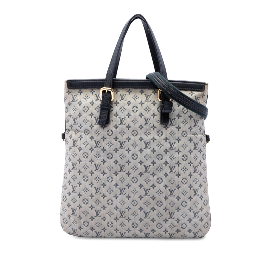Lin Francoise Mini Monogram Bleu
