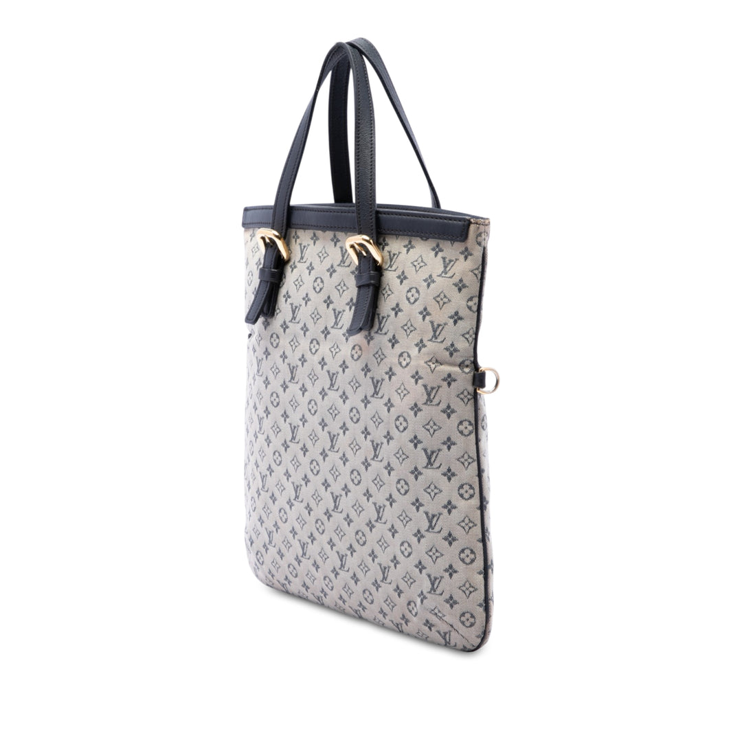 Lin Francoise Mini Monogram Bleu