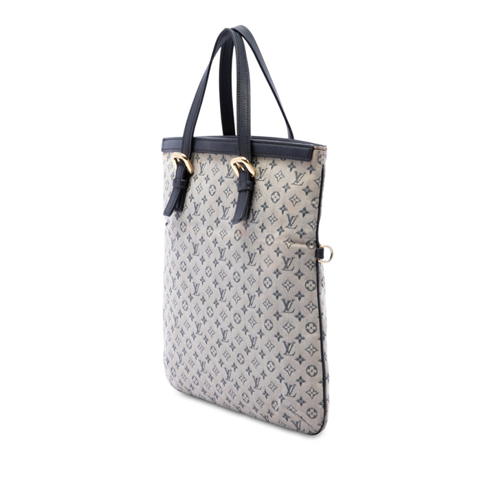 Lin Francoise Mini Monogram Bleu