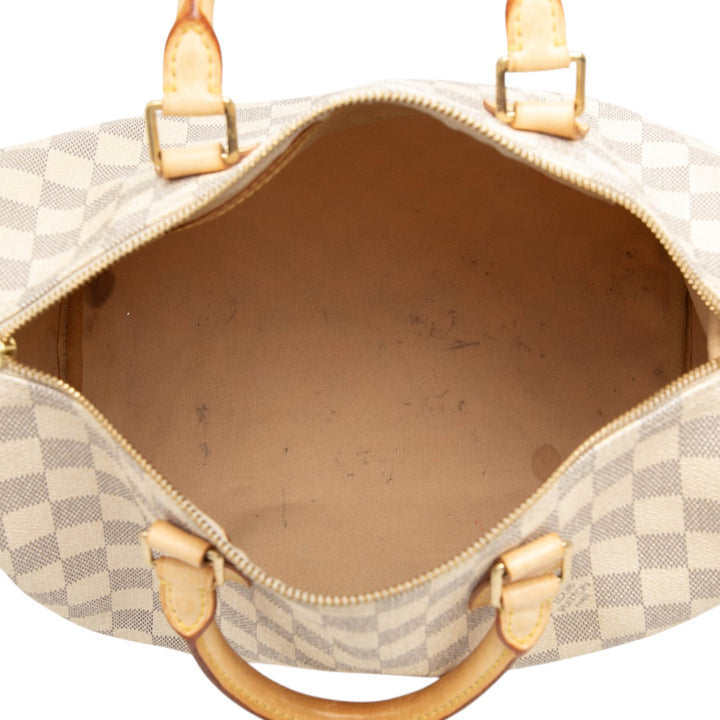 Louis Vuitton Speedy 30 Damier Azur Blanc – vue 4 – GABY PARIS