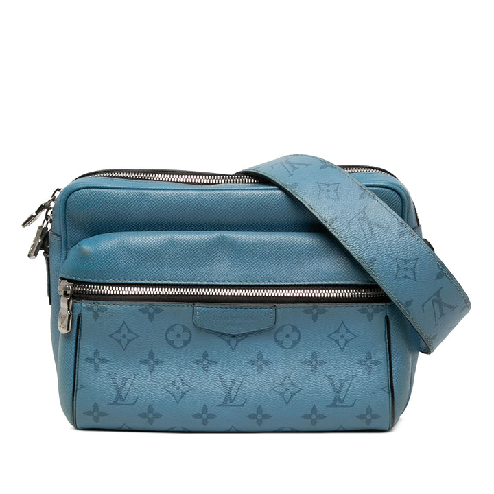 Louis Vuitton Sac bandoulière Taigarama Outdoor Messenger Monogram Bleu – vue principale – GABY PARIS