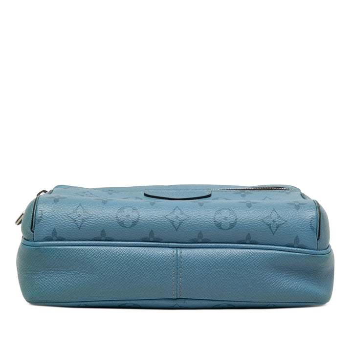 Louis Vuitton Sac bandoulière Taigarama Outdoor Messenger Monogram Bleu – vue 3 – GABY PARIS