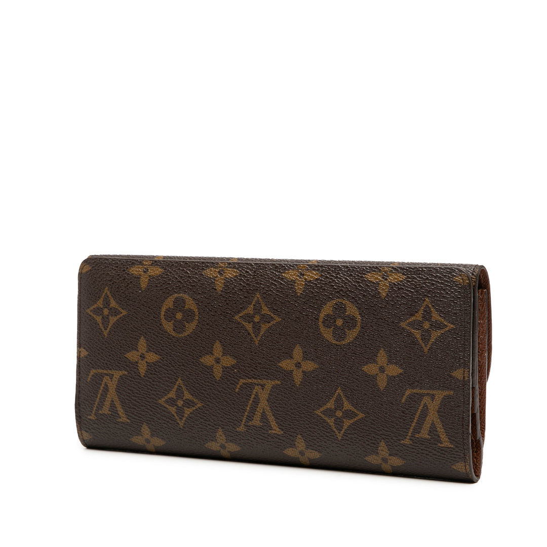 Louis Vuitton Monogram Louise Wallet Marron