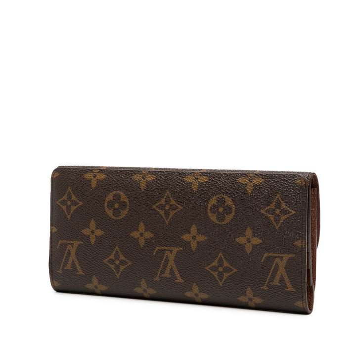 Louis Vuitton Monogram Louise Wallet Marron