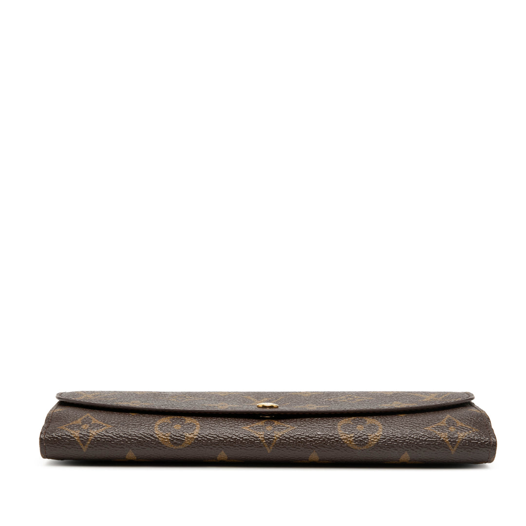 Louis Vuitton Monogram Louise Wallet Marron