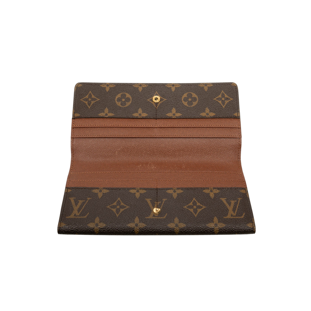 Louis Vuitton Monogram Louise Wallet Marron