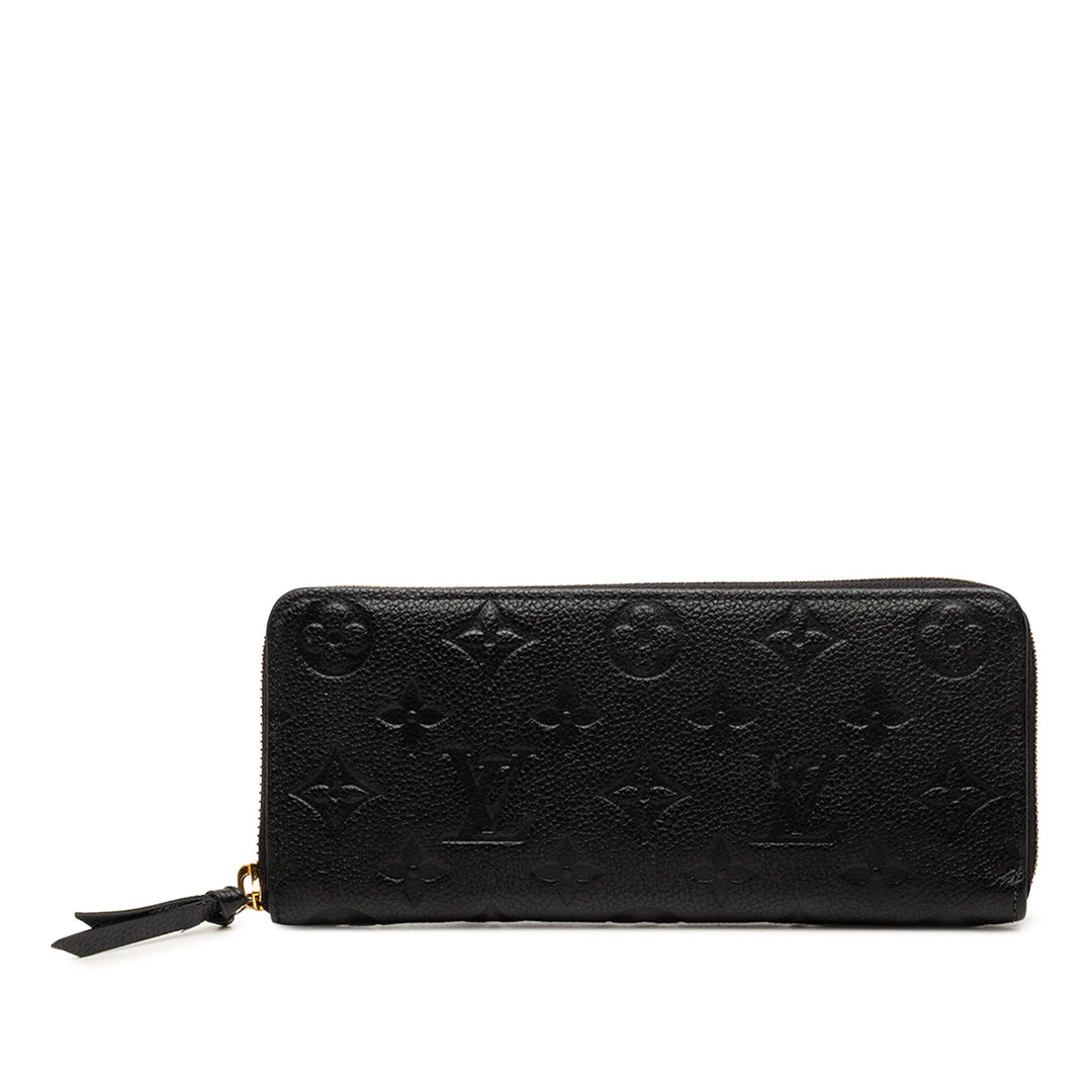 Louis Vuitton Monogram Empreinte Clemence Portefeuille