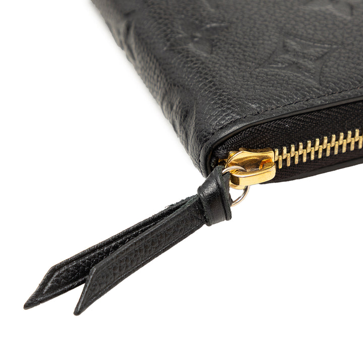 Louis Vuitton Monogram Empreinte Clemence Portefeuille