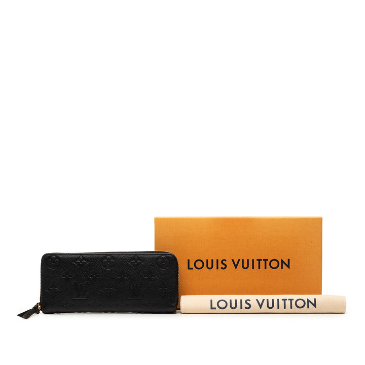 Louis Vuitton Monogram Empreinte Clemence Portefeuille