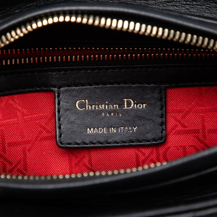 Dior Medium Cuir d’agneau Cannage Lady Dior