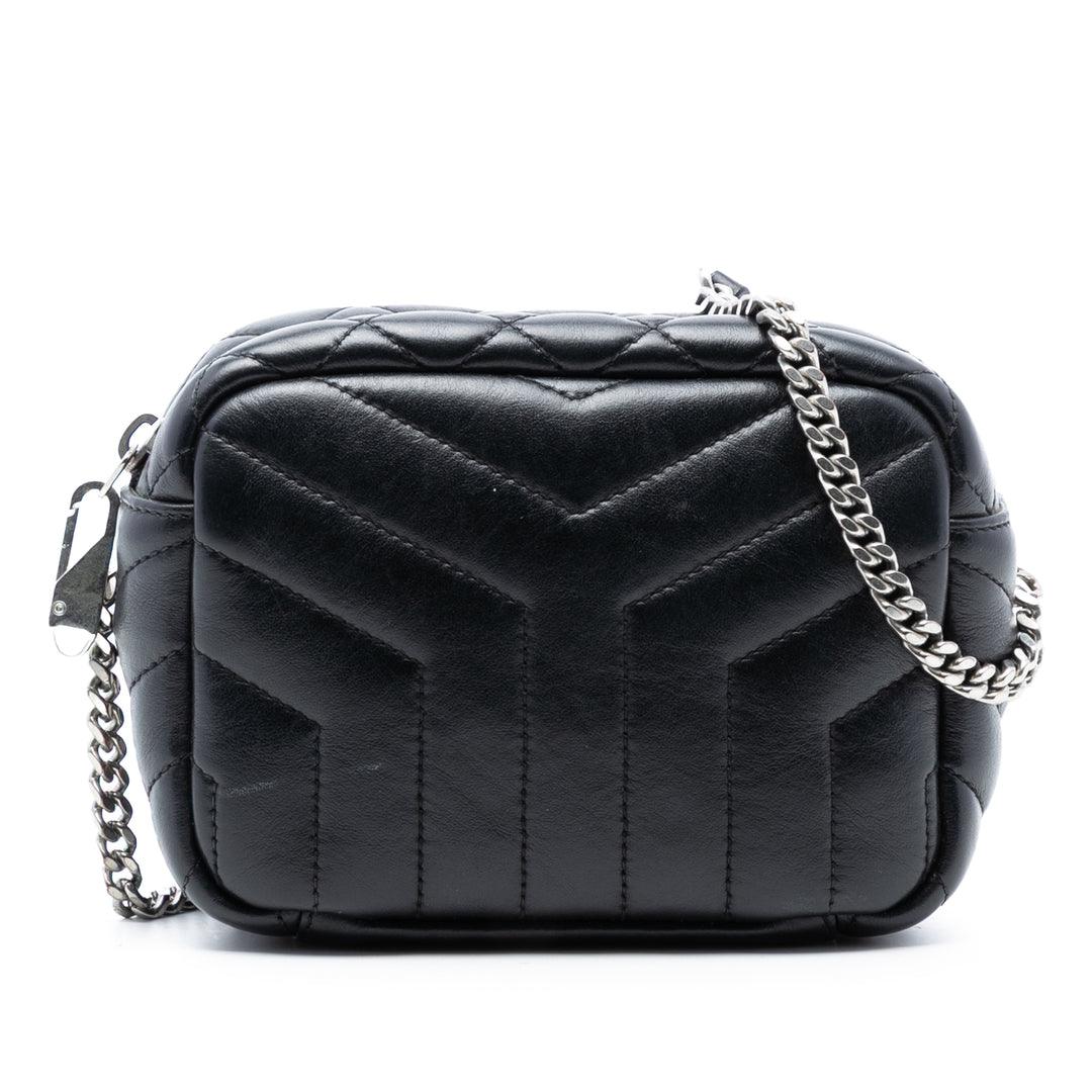 Saint Laurent Small Matelasse Cuir de veau LouLou Bowling Sac
