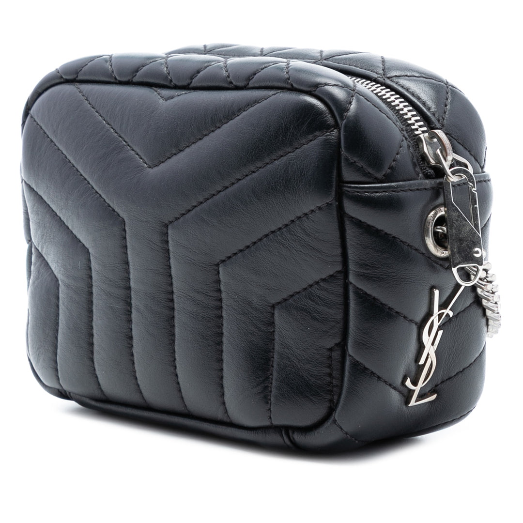 Saint Laurent Small Matelasse Cuir de veau LouLou Bowling Sac