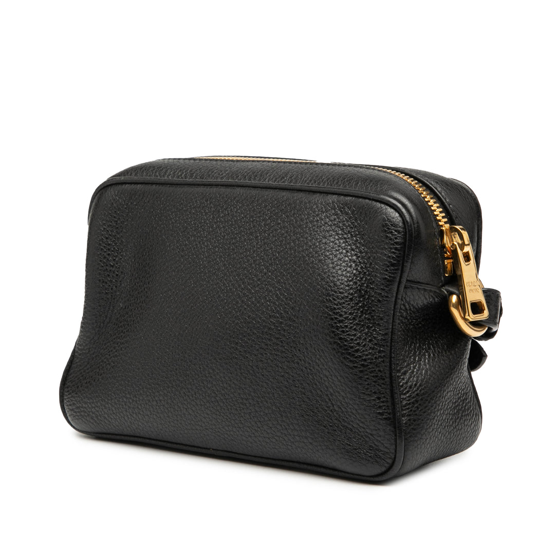 Prada Vitello Daino Sac caméra Noir