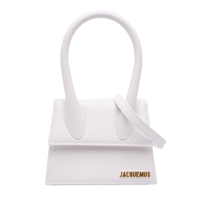 Jacquemus Sac à main Le Chiquito Blanc – vue principale – GABY PARIS