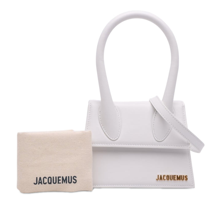 Jacquemus Sac à main Le Chiquito Blanc – vue 7 – GABY PARIS