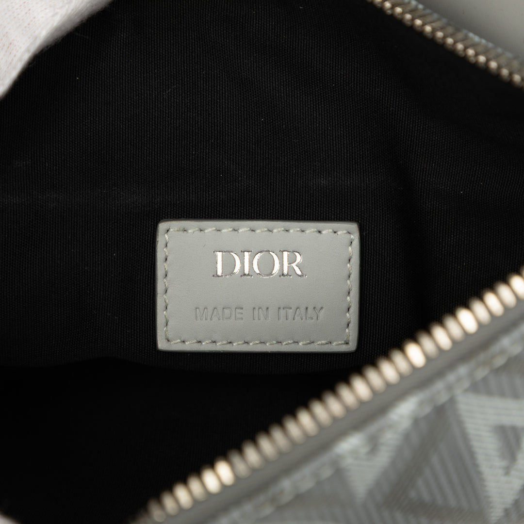Dior CD Diamond et Saddle Sac Gris – vue 5 – GABY PARIS