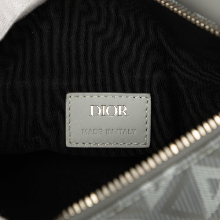 Dior CD Diamond et Saddle Sac Gris – vue 5 – GABY PARIS