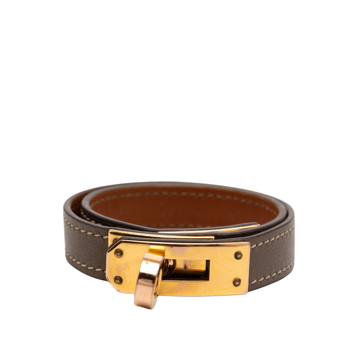 Hermès Cuir Kelly Double Tour Bracelet