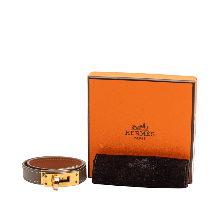 Hermès Cuir Kelly Double Tour Bracelet
