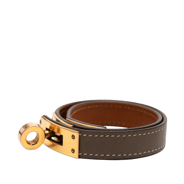 Hermès Cuir Kelly Double Tour Bracelet