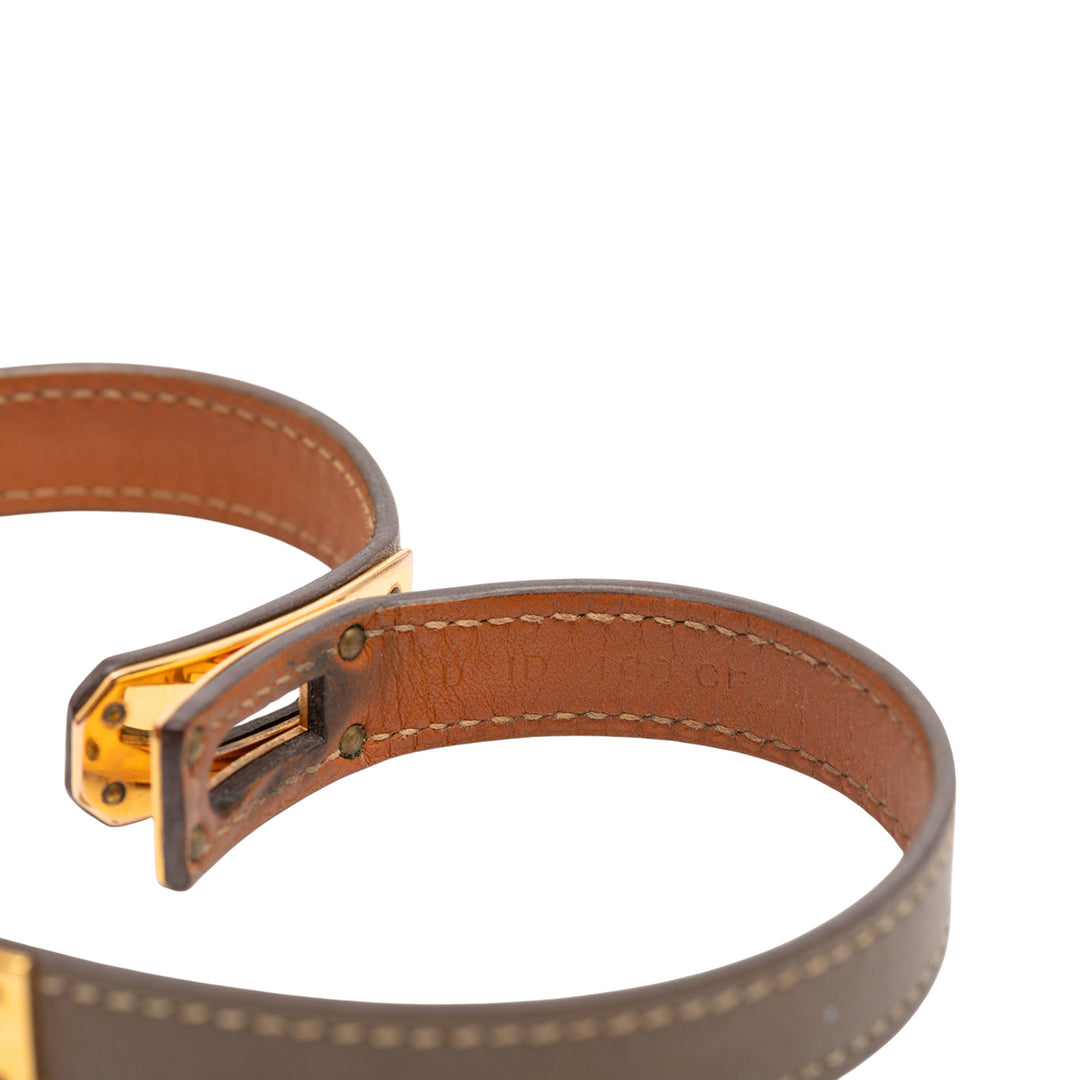 Hermès Cuir Kelly Double Tour Bracelet