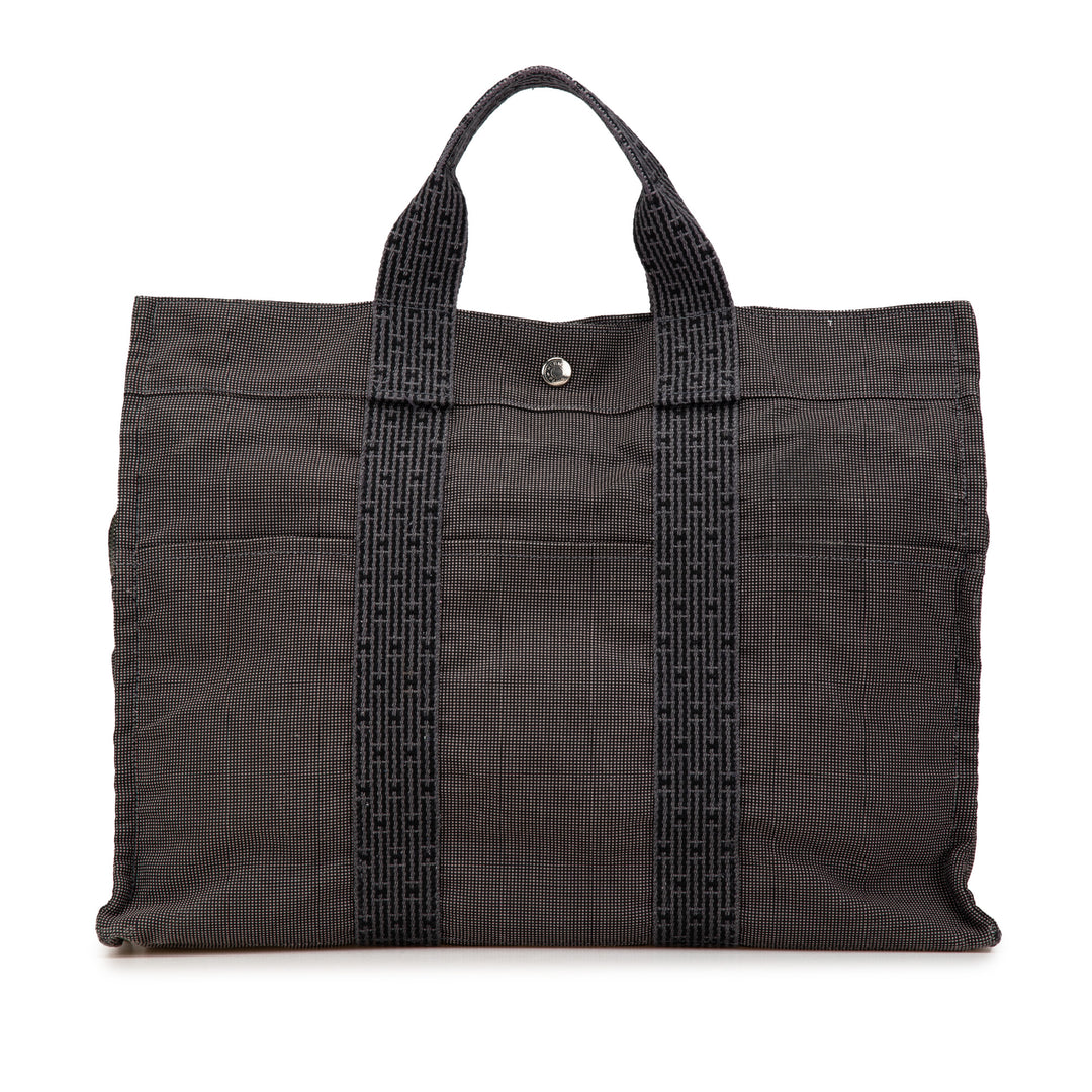 Canvas Herline Tote MM Gray - Gaby Paris