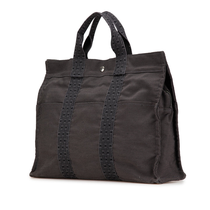 Canvas Herline Tote MM Gray - Gaby Paris