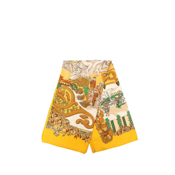 Hermès Le Paradis du Roy Soie Foulard 90