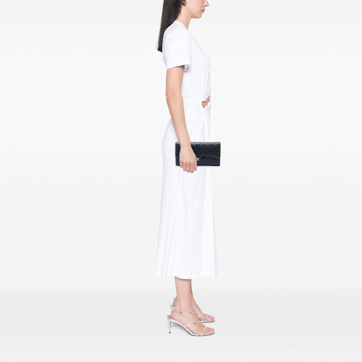 Chanel CC Caviar Classic Long à rabat Portefeuille
