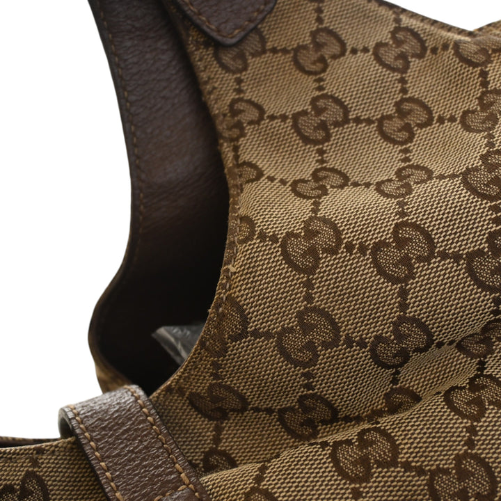 Gucci GG Toile Nailhead Jackie Bardot Sac bandoulière