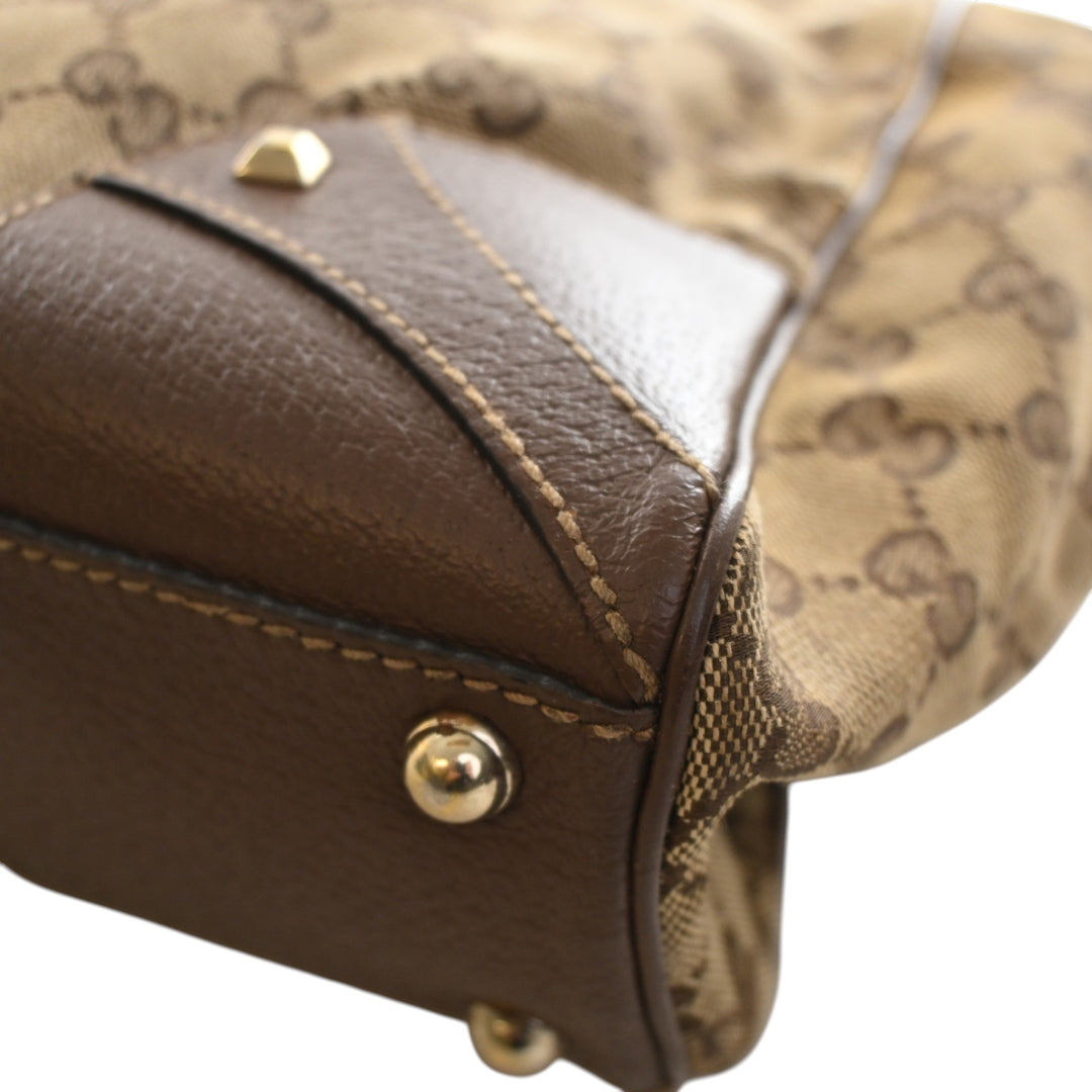Gucci GG Toile Nailhead Jackie Bardot Sac bandoulière