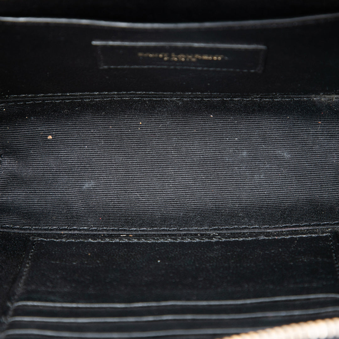 Matelasse Vicky Sac ceinture Monogram Noir