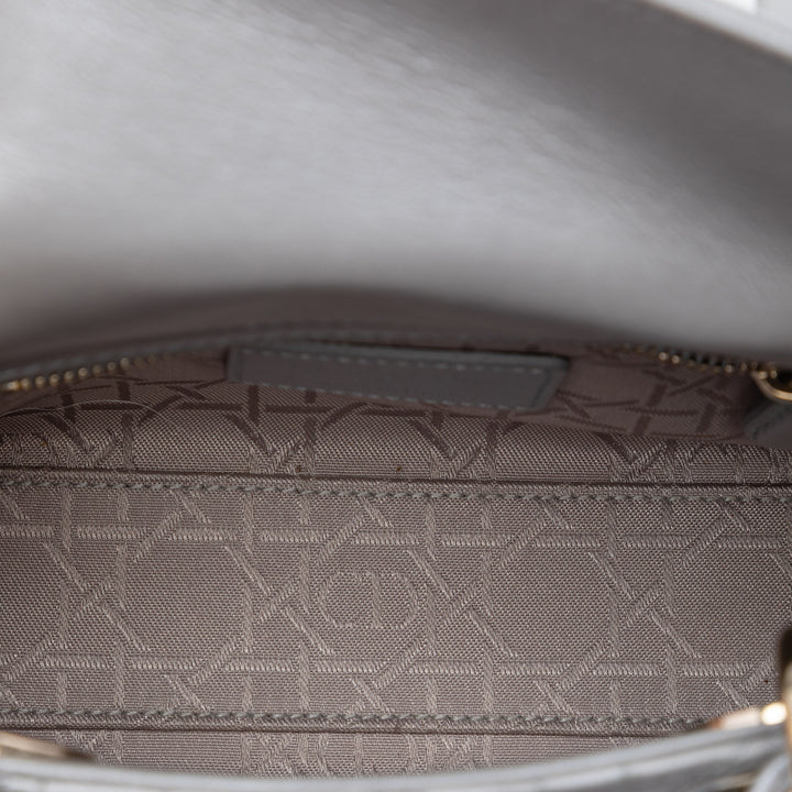Dior Mini Metallic Cuir d’agneau Cannage Lady Dior