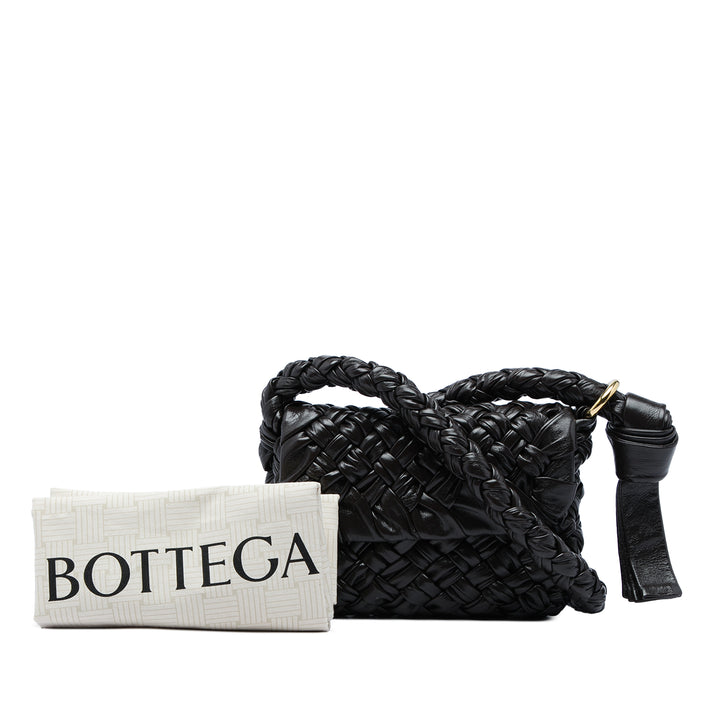 Bottega Veneta Sac bandoulière Intrecciato Kalimero Citta Petit Marron – vue 6 – GABY PARIS