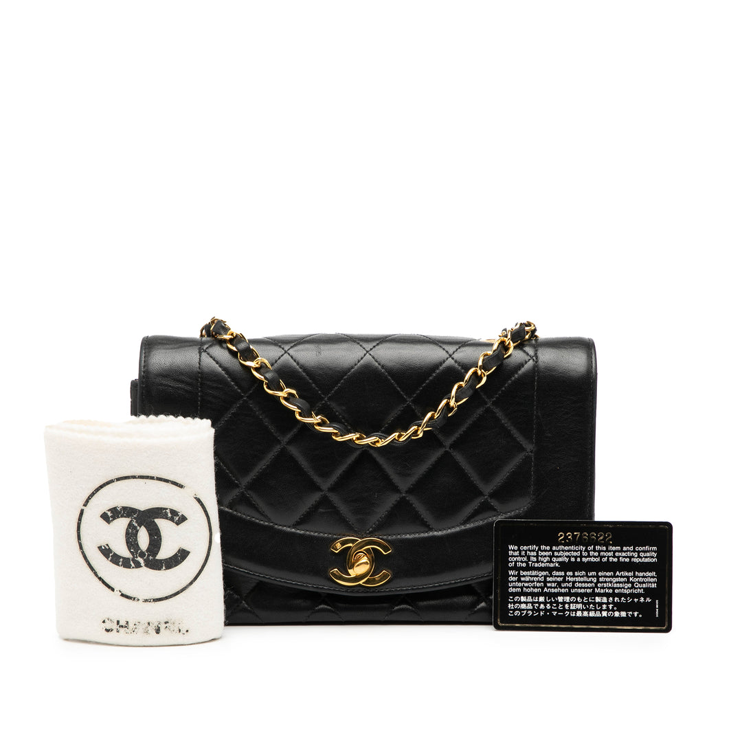 Chanel Small Cuir d’agneau Diana à rabat