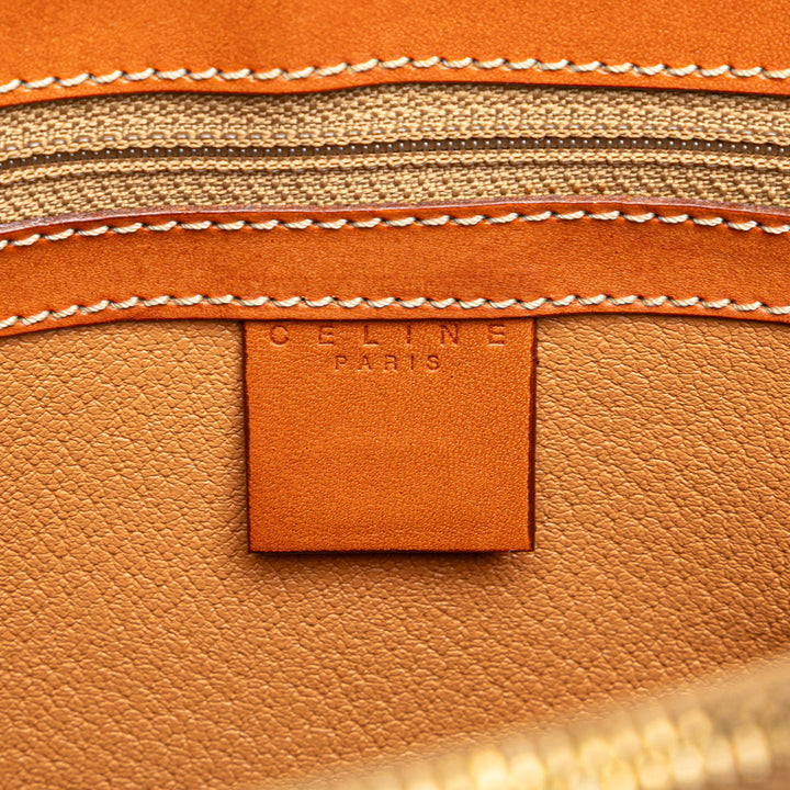 Macadam Coated Canvas Tote Brown - Gaby Paris