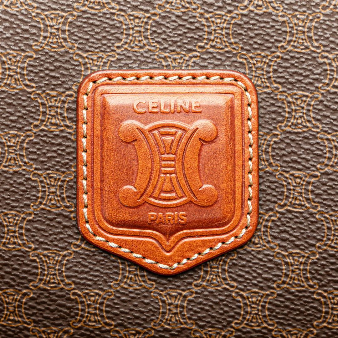 Macadam Coated Canvas Tote Brown - Gaby Paris