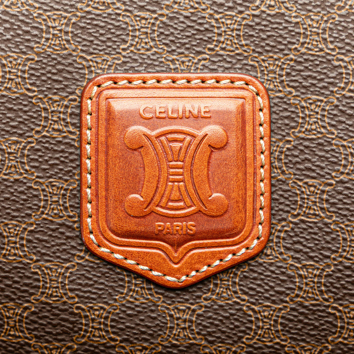 Macadam Coated Canvas Tote Brown - Gaby Paris