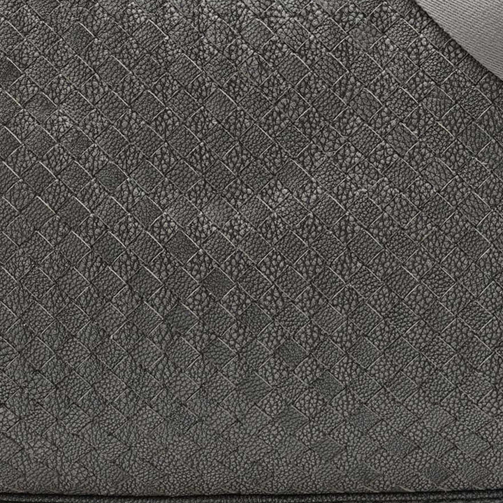 grainé Intrecciato Business Sac Cuir de veau grainé Gris