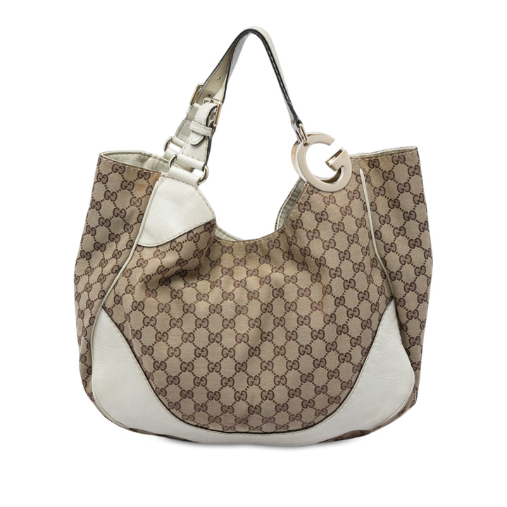 Gucci Cabas GG Charlotte Blanc – vue principale – GABY PARIS