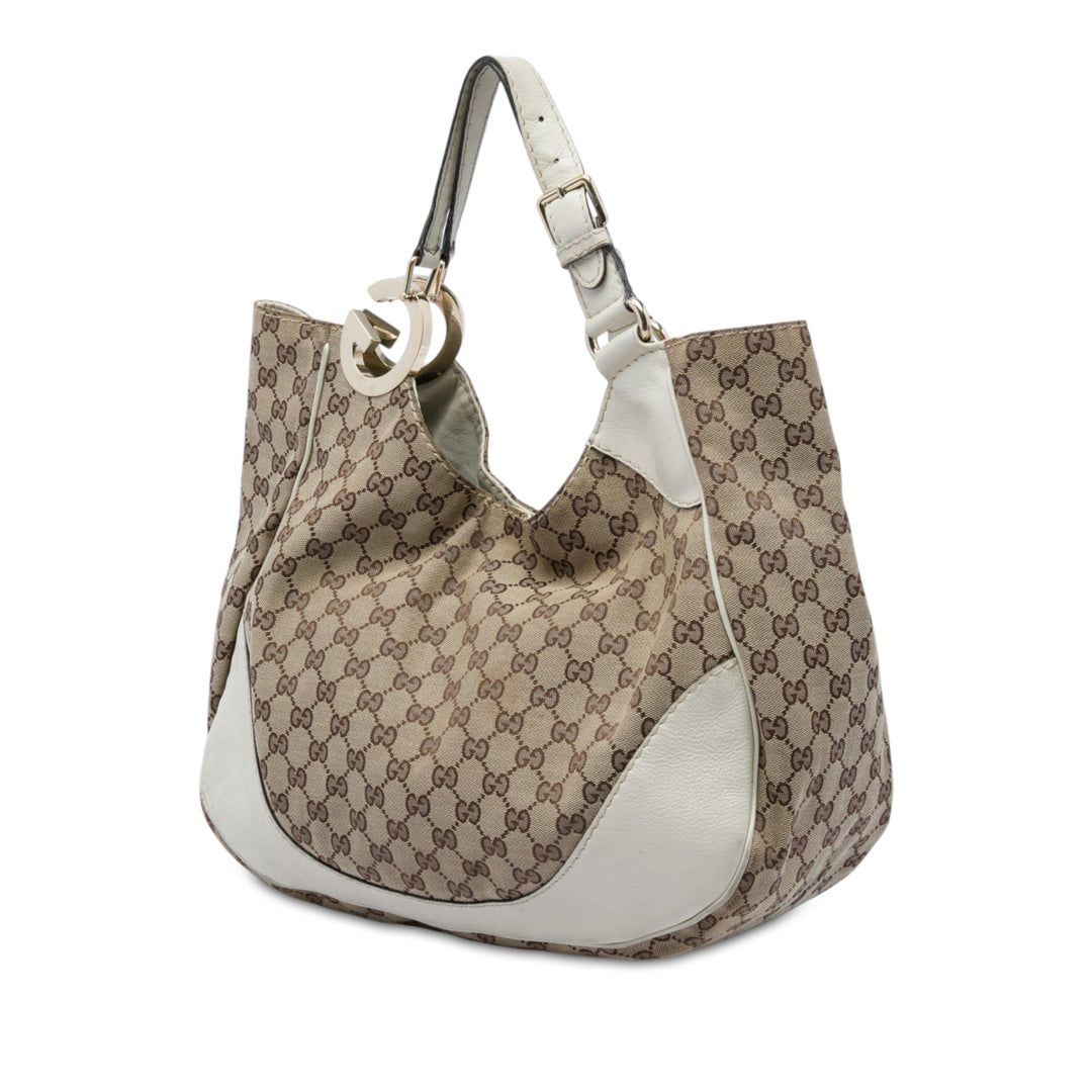 Gucci Cabas GG Charlotte Blanc – vue 2 – GABY PARIS